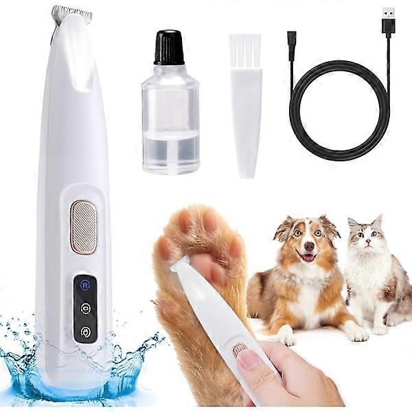 New Upgrade Pet Micro Precision Trimmer Dog Paw Trimmer with LED Light 