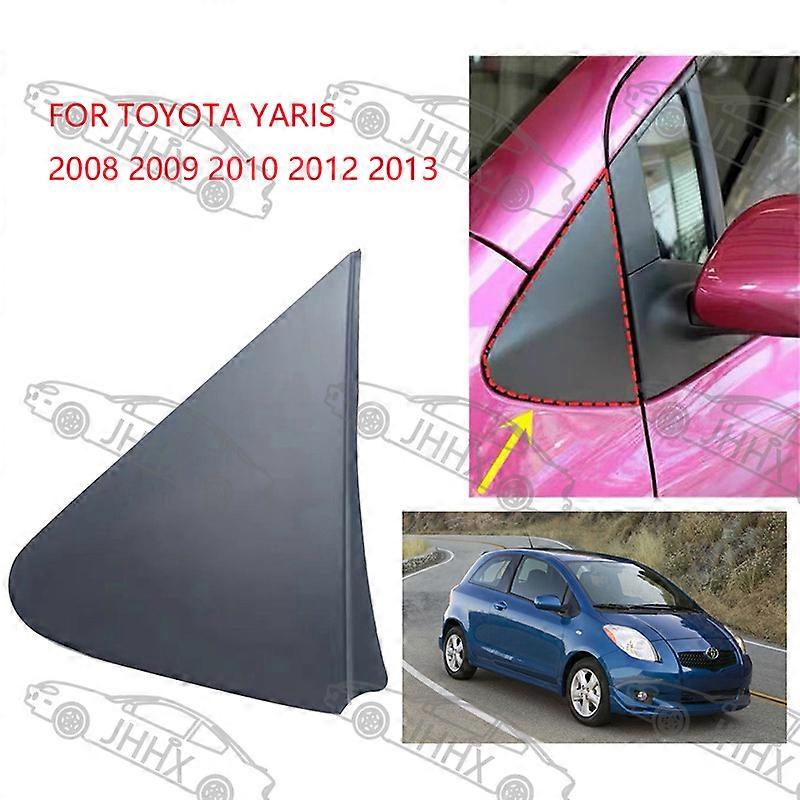 Compatible Yaris 2008-2013 Rearview Mirror Triangle Plate Reversing Mirror Triangle Cover Door Outer Triangle Decoration