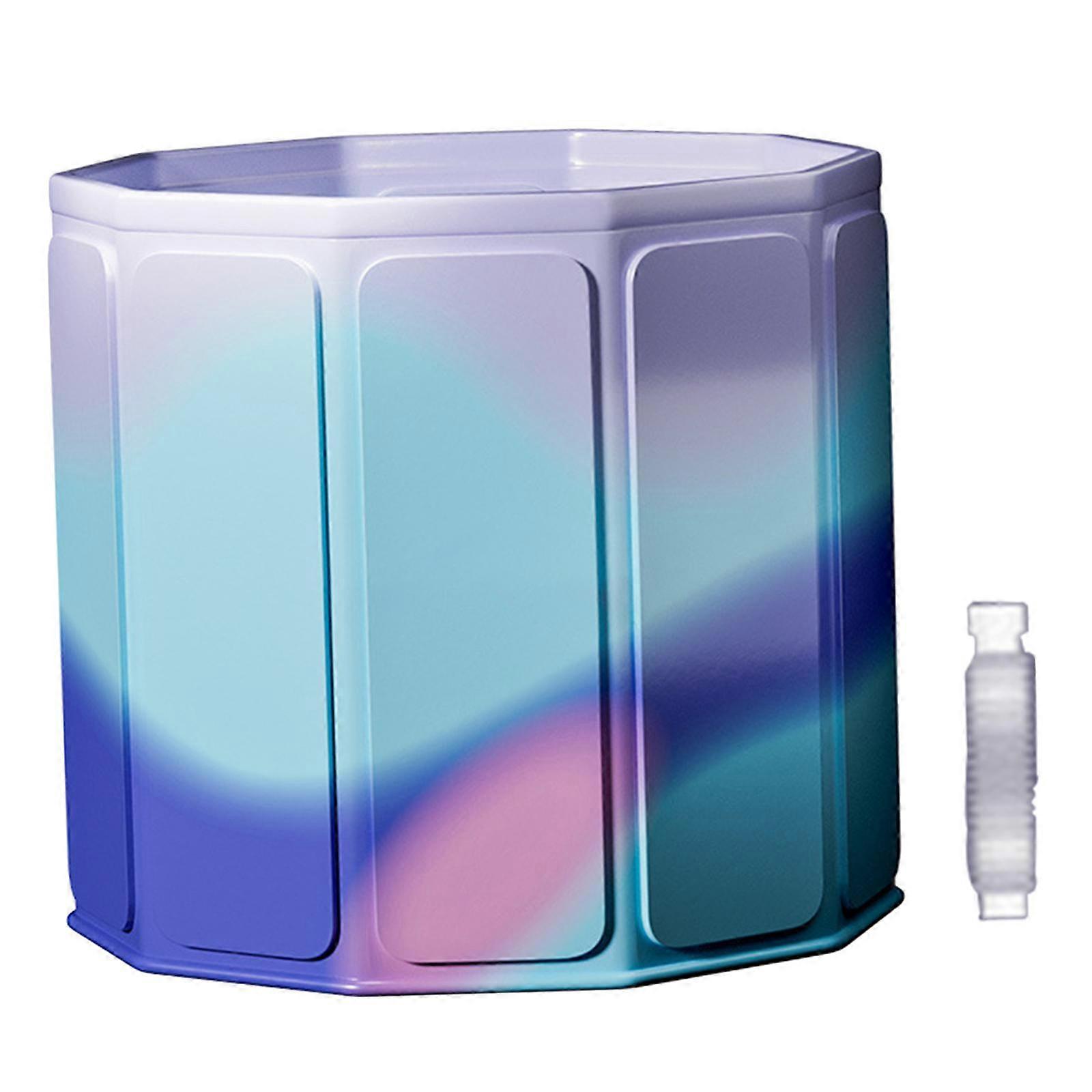 Faltbare Badewanne Große Kapazität Fitnessstudio Robust Mehrzweck für Sportler Erwachsene Kinder violett einzeln