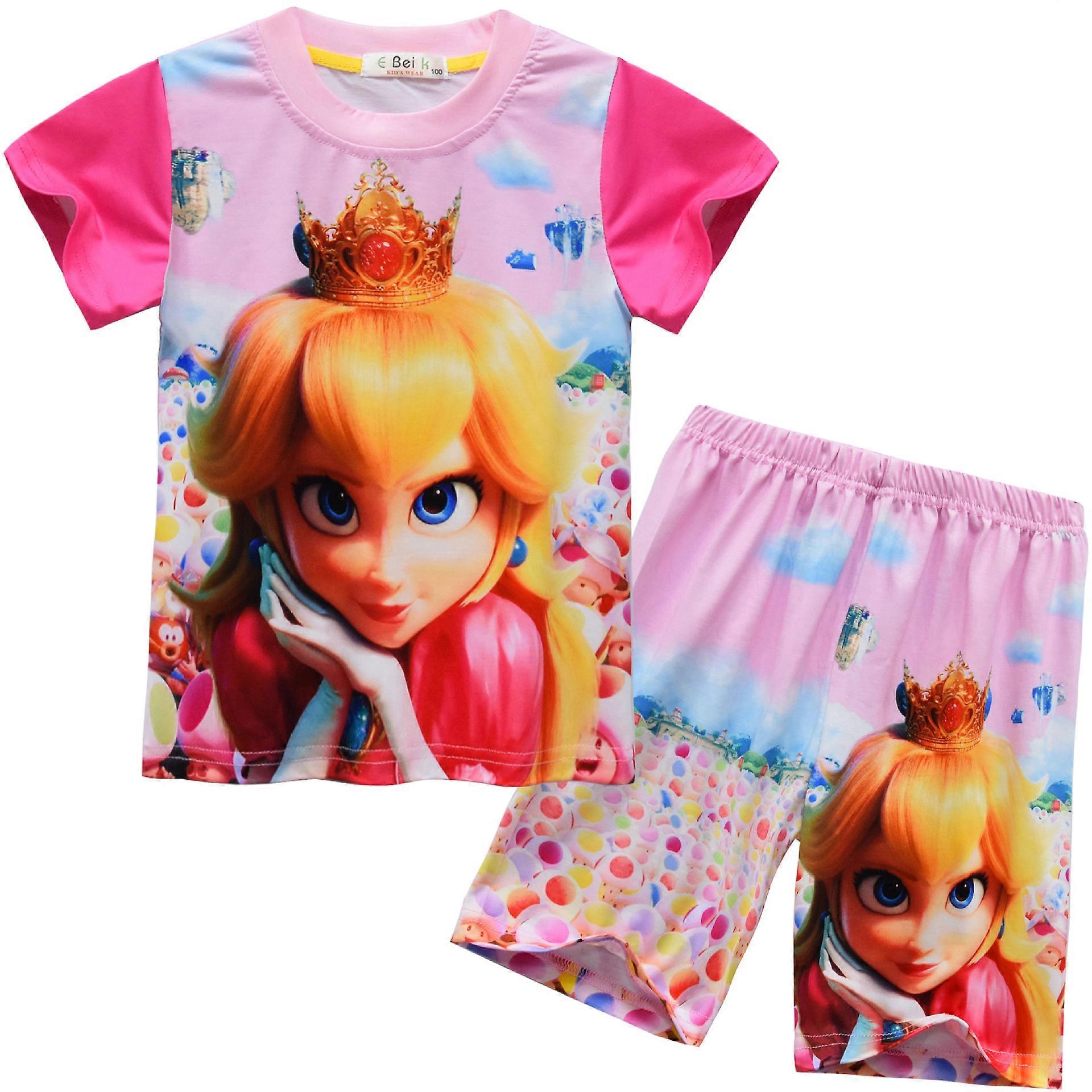2023 Super Mario Pfirsich Prinzessin Pfirsich Prinzessin cos rosa Rock Overall Anzugjacke