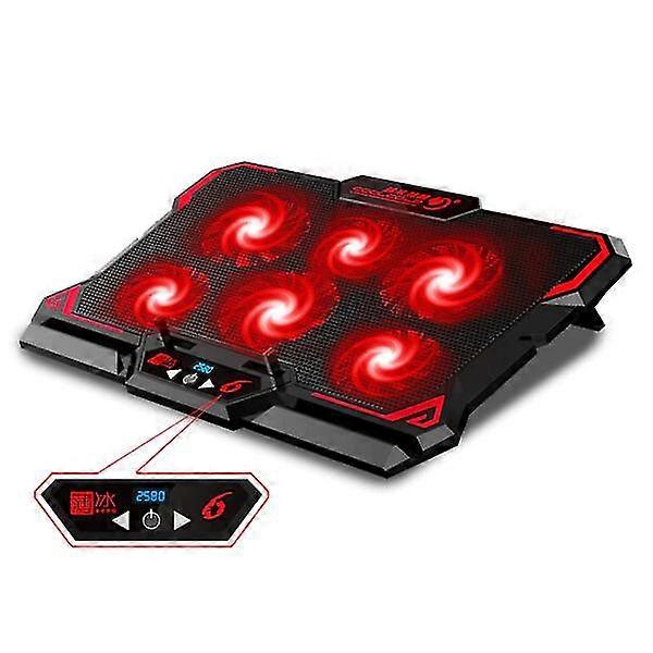 Gaming Laptop CoolerWith Six Fan Led