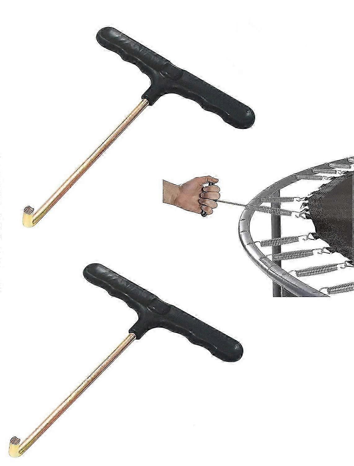 Trampolin Federzugwerkzeug - 2er Pack T-Haken
