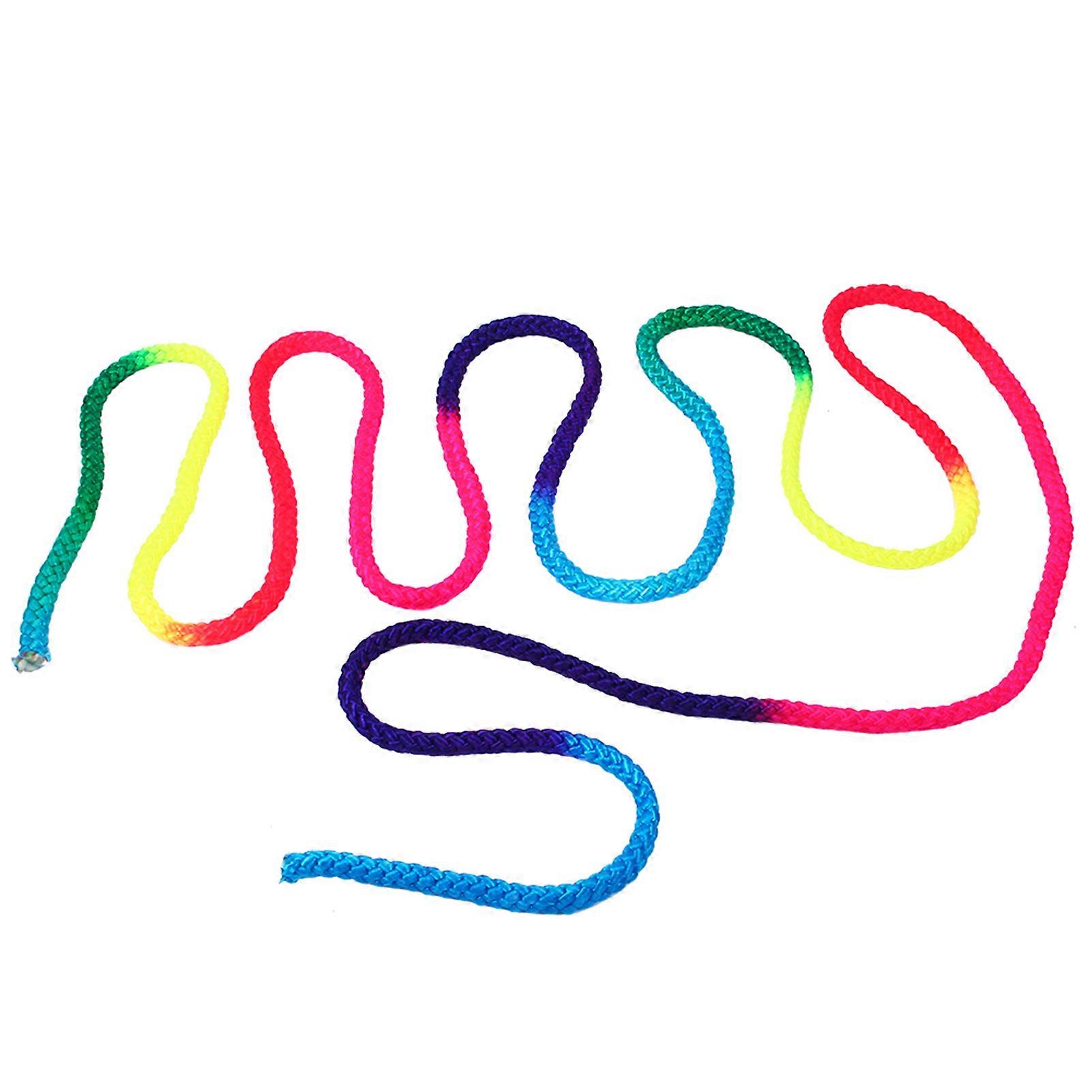 Colorful Rhythmic Gymnastics Rope for Competition and Training