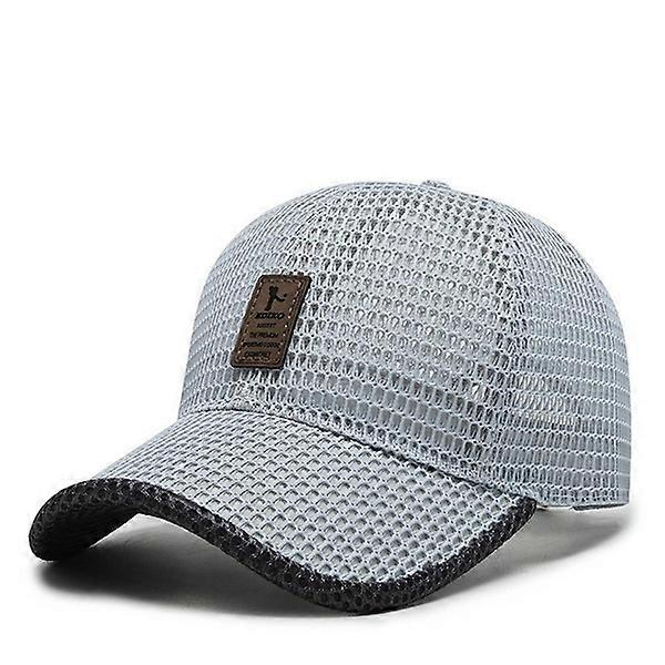 Spring Summer Mesh Cap For Adjustable Breathable Hiphop Hat Sunproof Cap