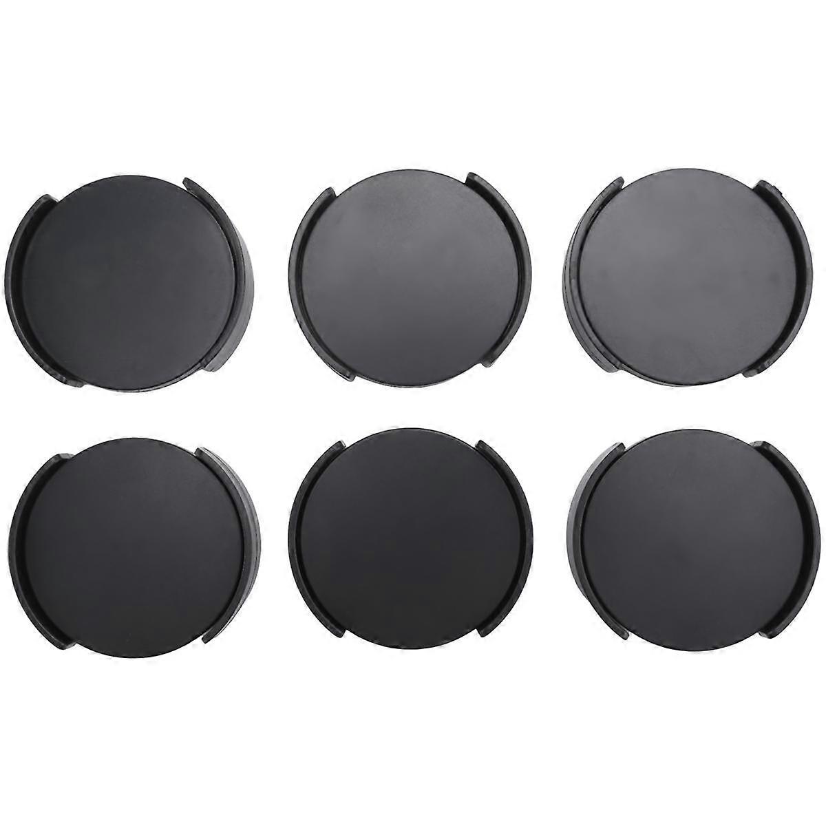 6 Pack Coffee Cup Organizer for Cupboard Cup Holder Stackable Adjustable Space Saving Black
