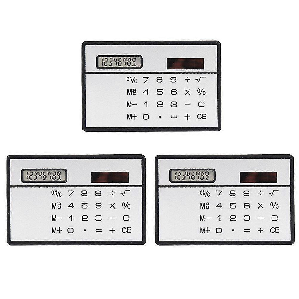1 Set Mini Calculators Ultra-thin Calculator Portable Calculating Tool