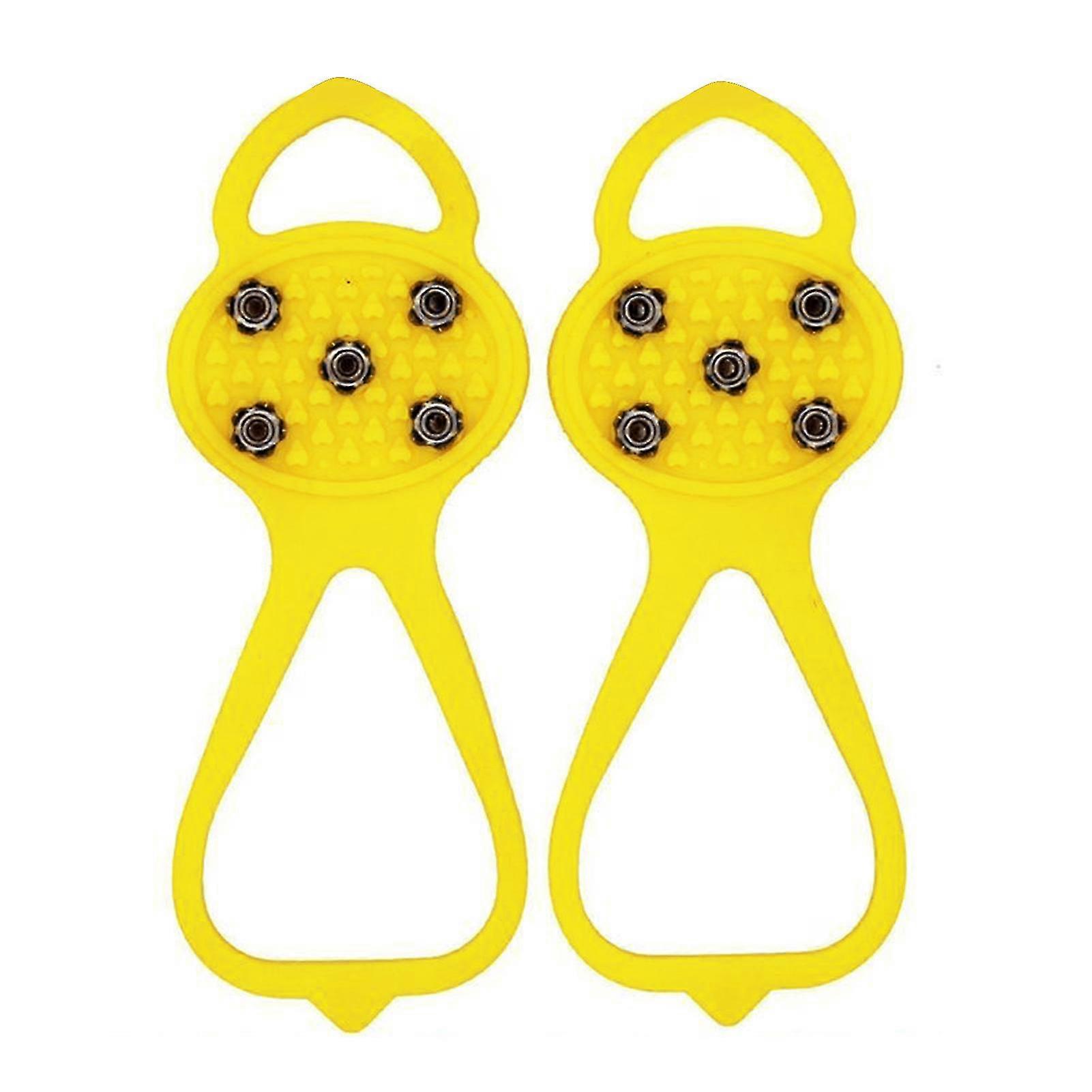 Universal Non-slip Gripper Spikes Anti-slip Over Shoe Durable Cleats With Good Elasticity Easy To