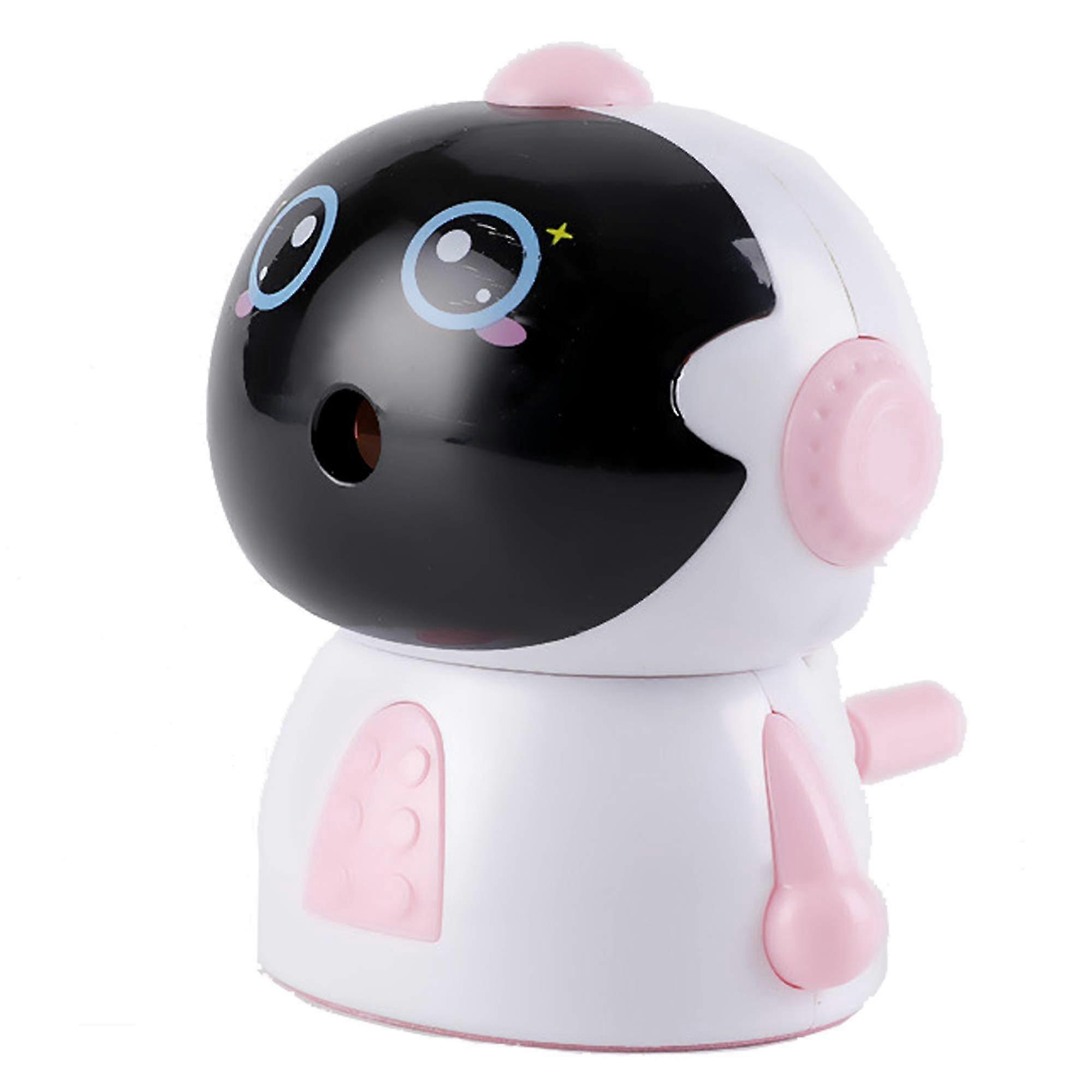 Pencil Sharpener, Manual Pencil Sharpener, For Pencils Up To 6-8 Mm In Diameter, For Children Pupils Students, With Mounting Bracket (pink)