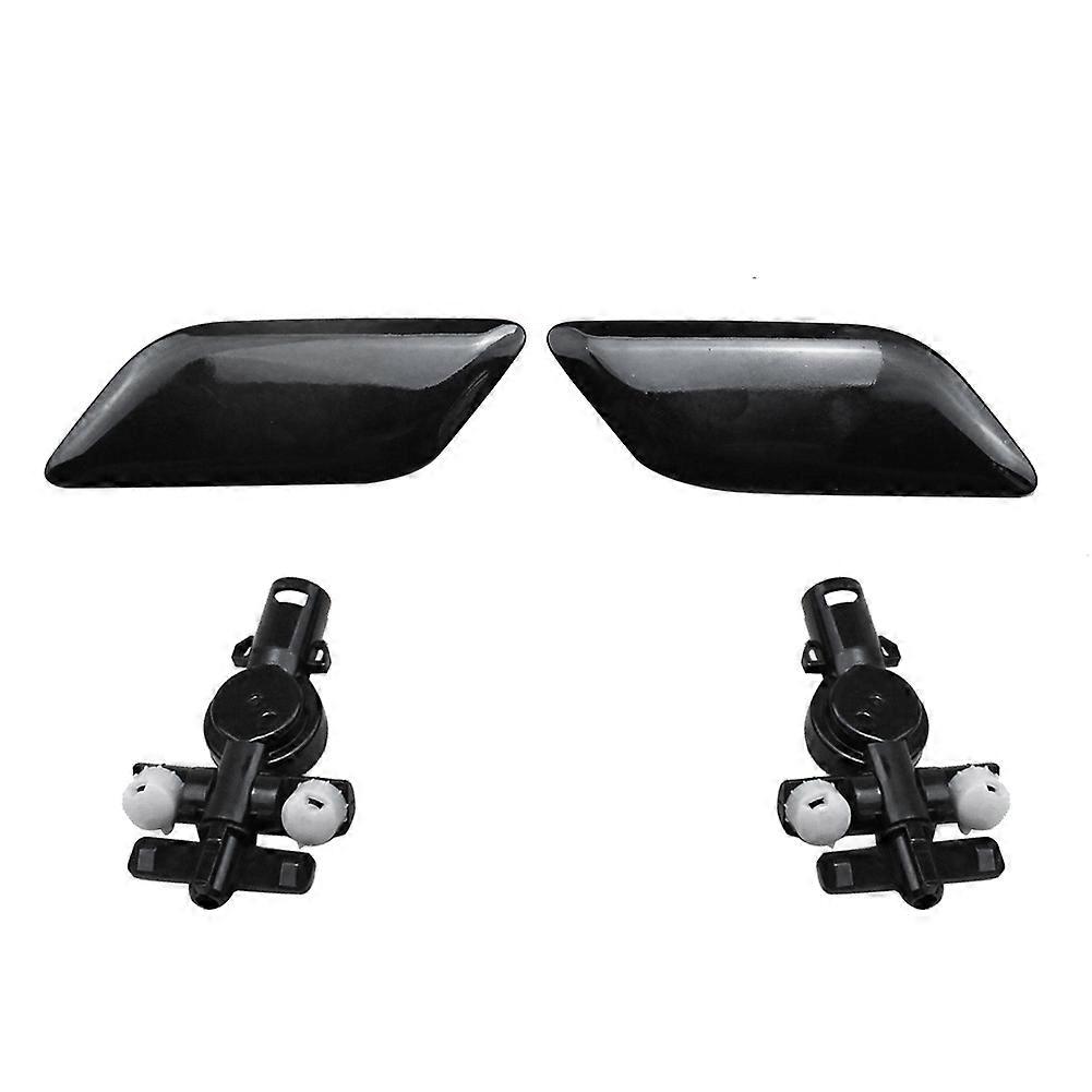 HEADLIGHT WASHER NOZZLE JET LID CAP with Connector 85045-33060 85044-33070 for 2009-2011