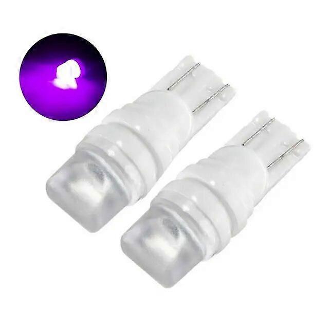 2Pcs T10 License Plate Lamp Multifunctional High Brightness LED 12V 0.6W Car Ceramic Width Reading Light for Auto