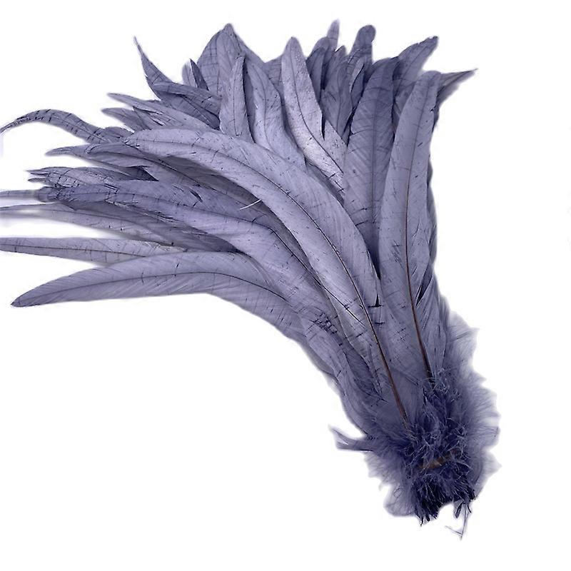 100PCS/lot 25-45CM Rooster Feathers for Crafts Cheap Christma Diy Natural Chicken Tail Feather Decoration Plume