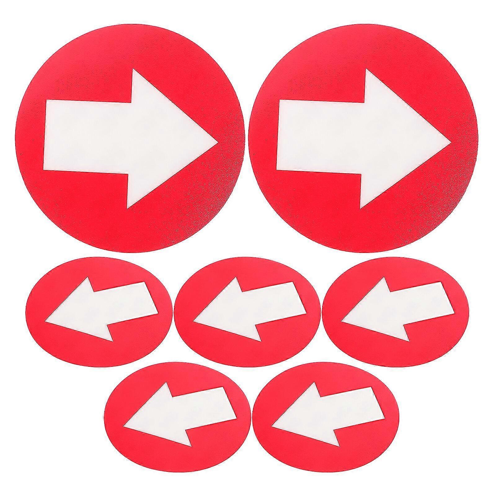 10pcs Arrow Direction Markers Arrow Direction Signs Adhesive Arrow Direction Markers