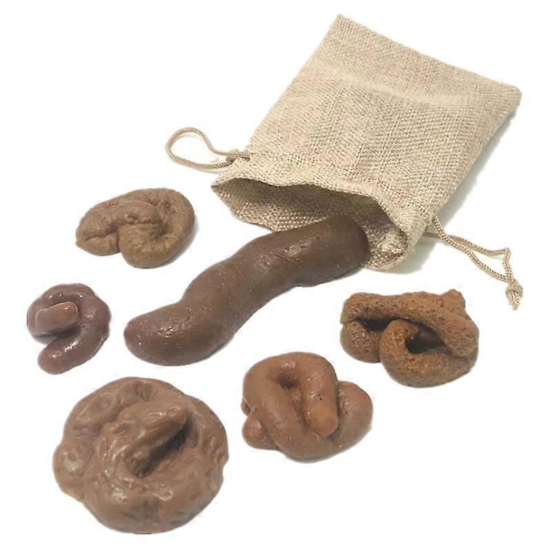 Fool's Day Fake Poo Prank Toys 6 Set