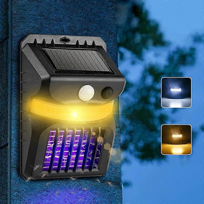 LED Light Outdoor Sensor Wall Light Electric Insect Fly Mosquito Killer
