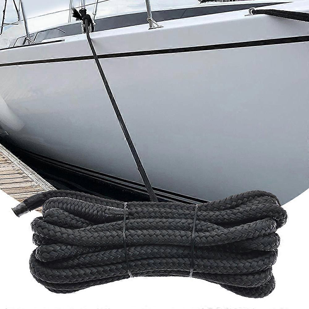 2 pz Dock Line Barca Bungee Dock Line Nylon Intrecciato Docking Lines Corda di ormeggio marina con anello per occhielli
