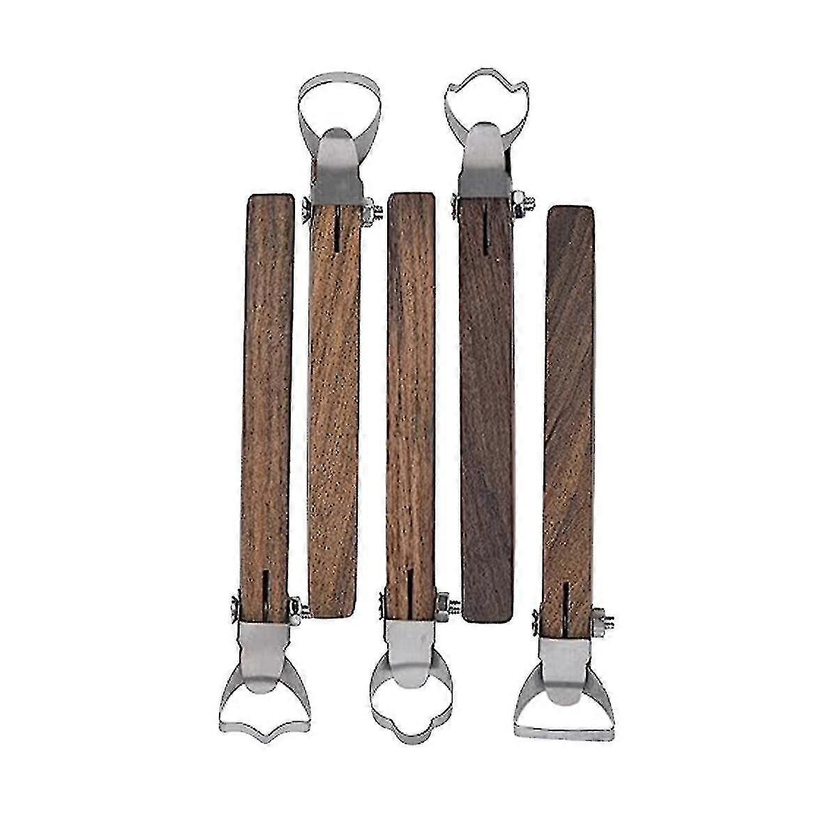 5pcs Pottery Clay Sculpting Tools For Tea Cup, Upgrade Sculpture Scraper Pottery Carving Tool Potte-ZZY