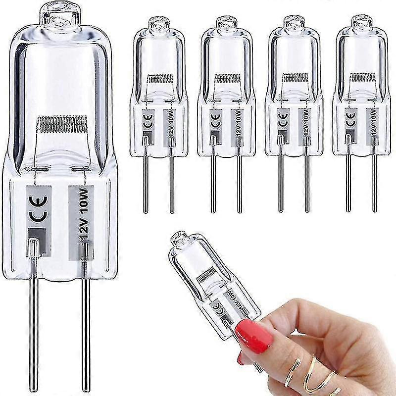 20pcs G4 Light Bulbs 20w/10w Crystal Clear Halogen Bulb 2 Pin 12 Volt Bi-pin Capsule Xenon Bulb