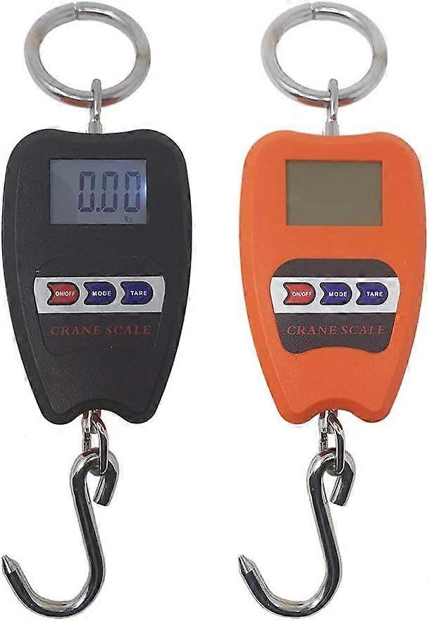 2 Pack Digital Scale, Professional Industrial, Spring Dynamometric Hook, 200kg