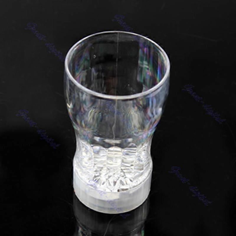 Flash Light Cup 6 Led Lamp Cola Beverage  Beer Mug Whisky Drinkware Mugs