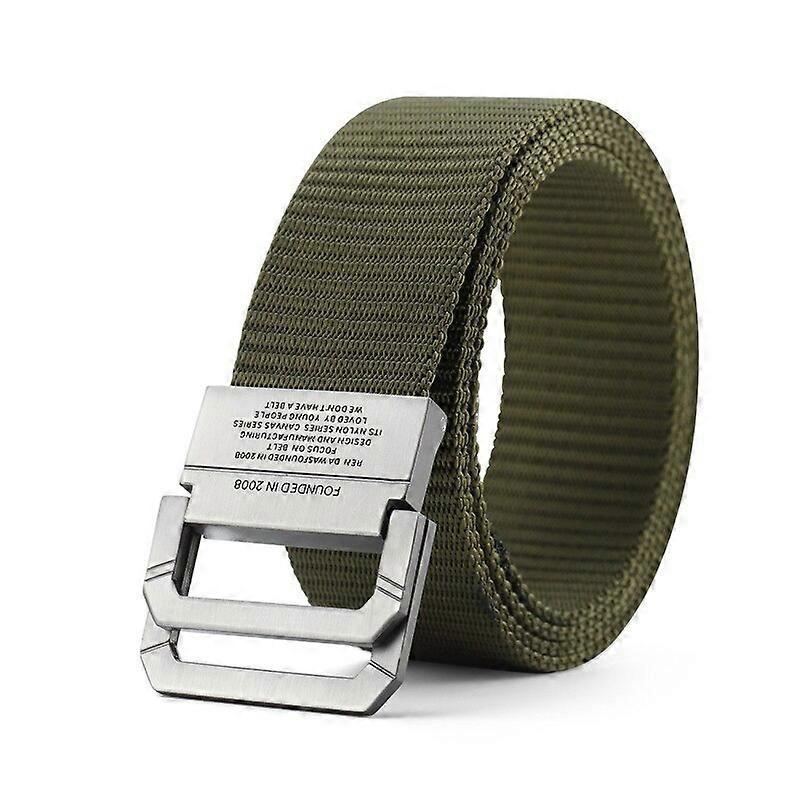 Men Belts Automatic Buckle Metal Webbing Belts for Men Canvas Nylon High Quality Strap Casual Sports Students HB009Belts
