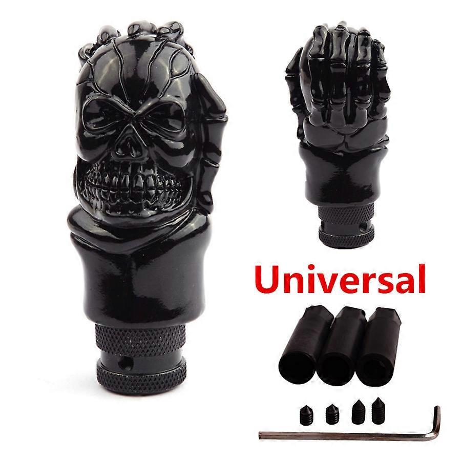 ABS Skull Head Car Gear Shifter Knob Skull Shifter Lever Fit For Manual Transmission