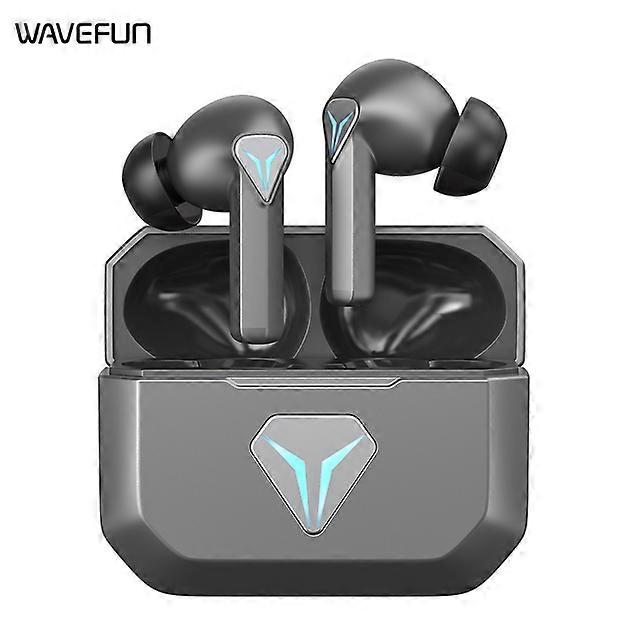 Bluetooth Earphone Wireless Gaming Earbuds Headphones Wavefun Gaming Headset Dual Microphone 45ms Low Latency Volume Control