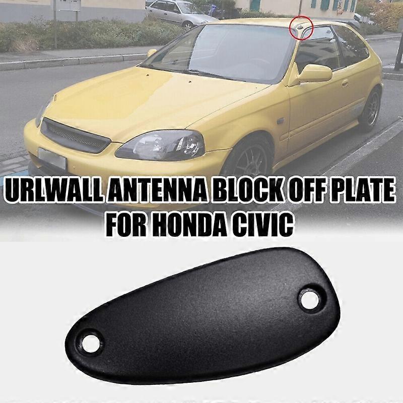 G99F Antenna Hole Block Delete Plate Cover with Screws Car Accessories Replace 39152SR3A00 / 39154SR3G01 for Civic 1992-2000