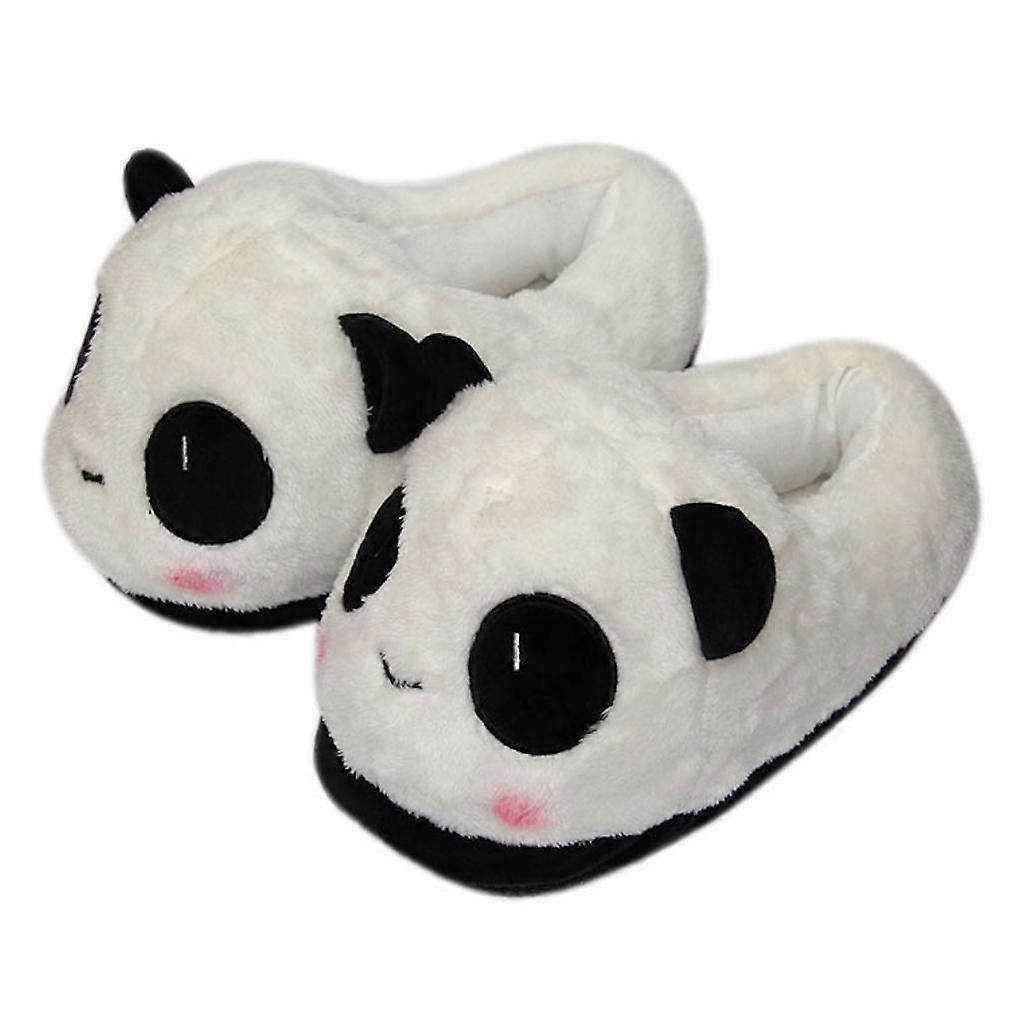 Super Cute Panda Papuci de pluș Acasă Papuci de bumbac de interior