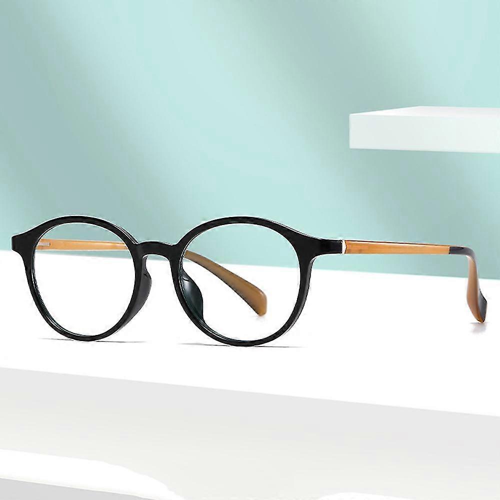 Anti Blue Light Glasses Round Shape Tr Frame For Youth Wearing For Students