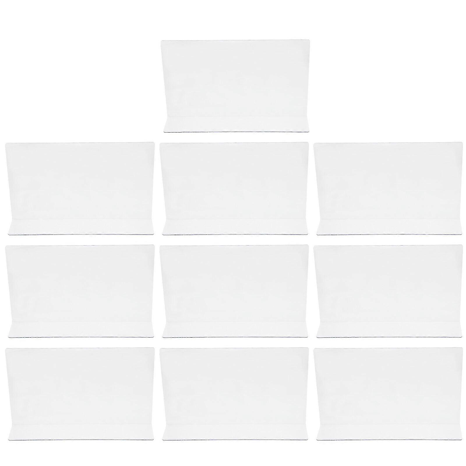 10pcs Plastic Shelf Divider Side Splitters Supermarket Classification Racks