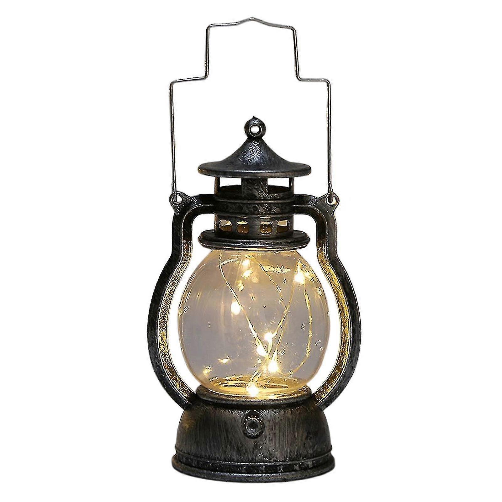 Led Lantern Light Battery Operated Warm Light Power Saving Led Night Light With Rope Handle Xmas