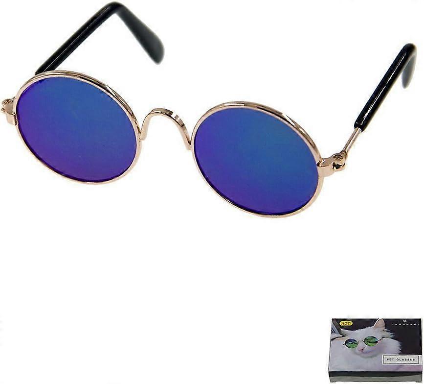 Blue Reflections Metal Frame Sunglasses for Small Pets