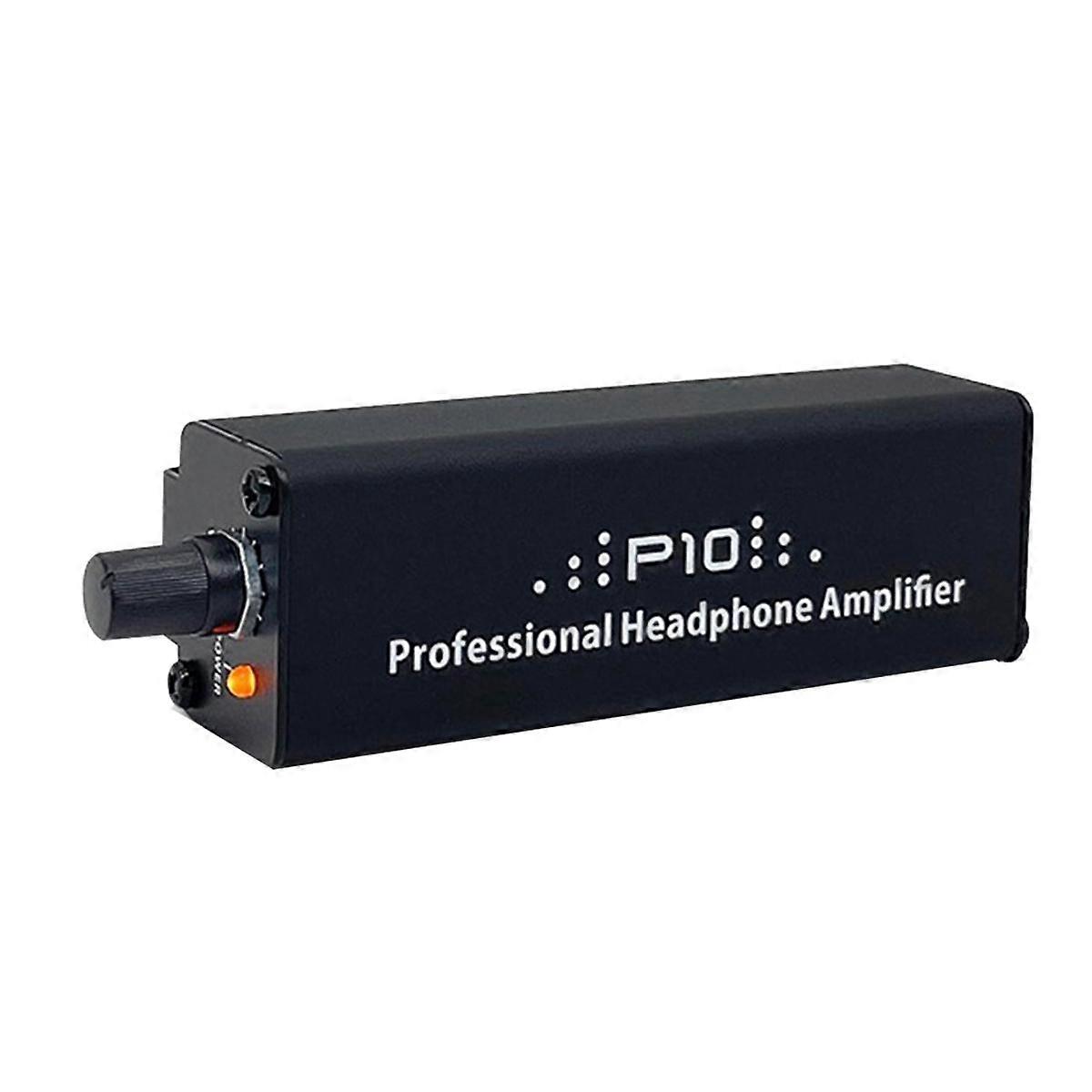 Amplificatore per cuffie stereo P10 con ingresso/uscita da 3,5 mm