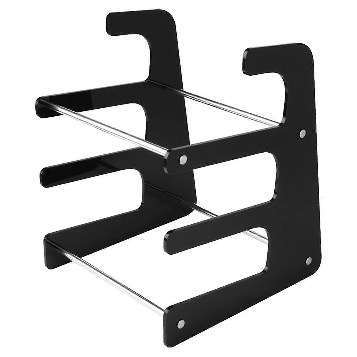 3-Tier Mechanical Keyboard Holder Display Stand Keyboard Prateleira para armazenamento Três Teclado Mecânico Preto