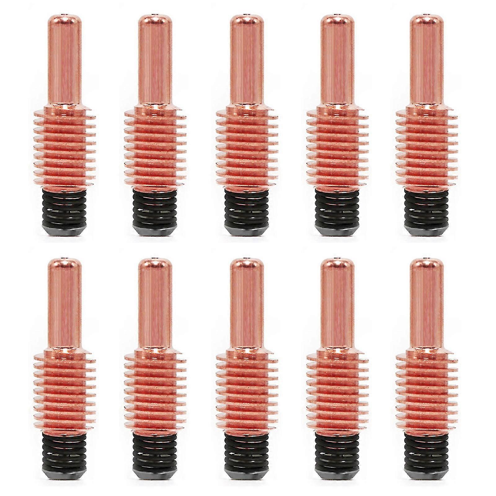 Set Of 10 Plasma Torch Electrode For Hypertherm Duramax 220842 105a Tw