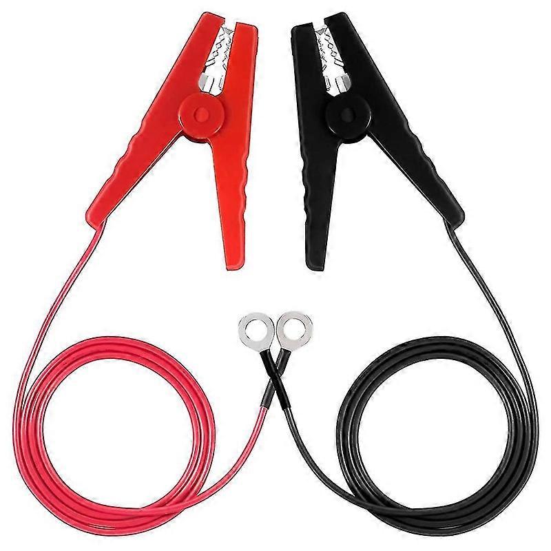 Alligator Clips Booster prepojovací kábel 3FT / 90cm automobilová batéria prepojovacie káble pre nabíjačku batérií do auta, 2KS Yalo