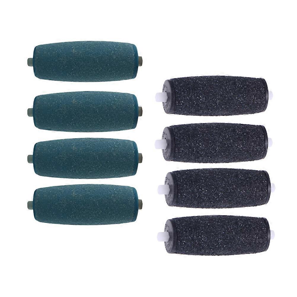 8 Pcs Replacement Roller Heads Pedicure Machine Replacement Roller Coarse Roller Foot Callus Remover Head Coarse Replace