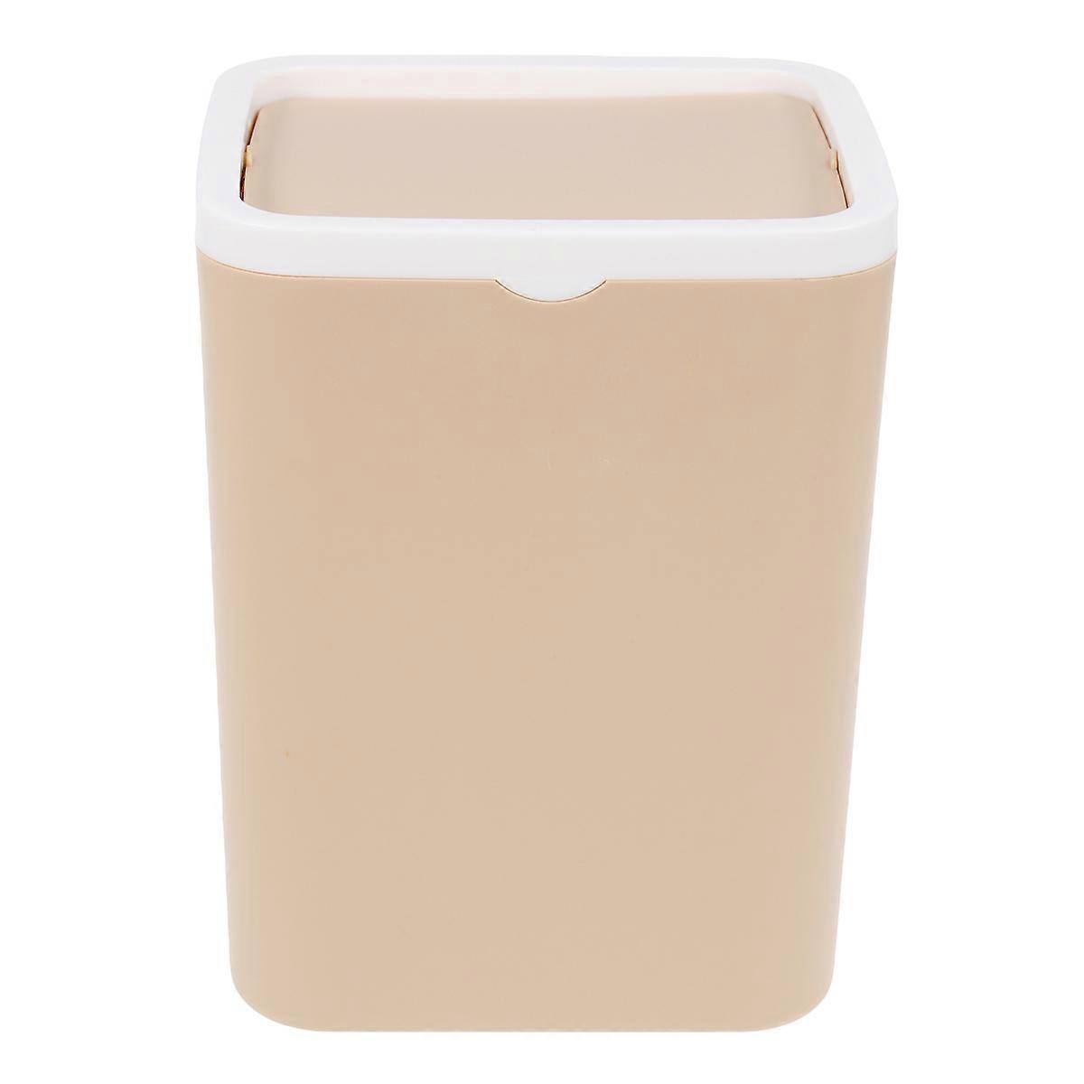 Office Trash Can Mini Dustbins Plastic Garbage Box Storage Container Waste Container