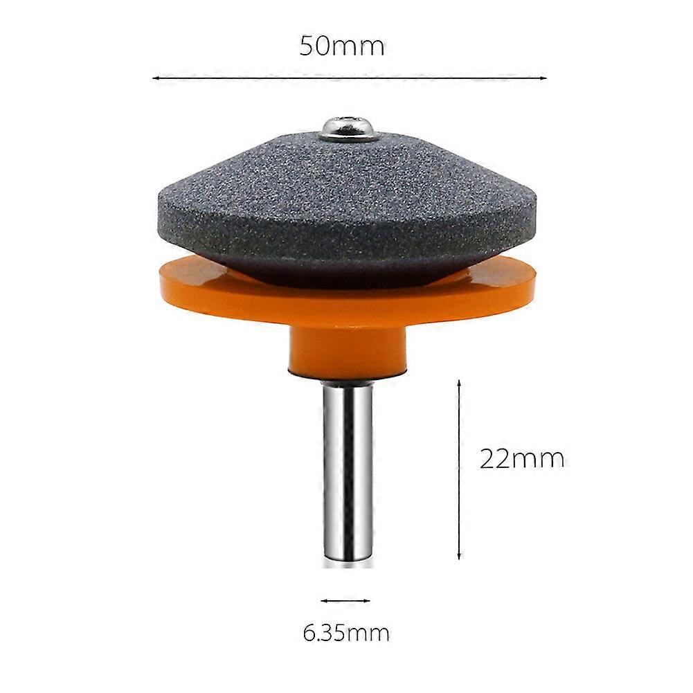 100% New Upgraded 2pcs Lawn Mower Blade Balancer and Sharpener Kit for Power Drill and Hand Drill