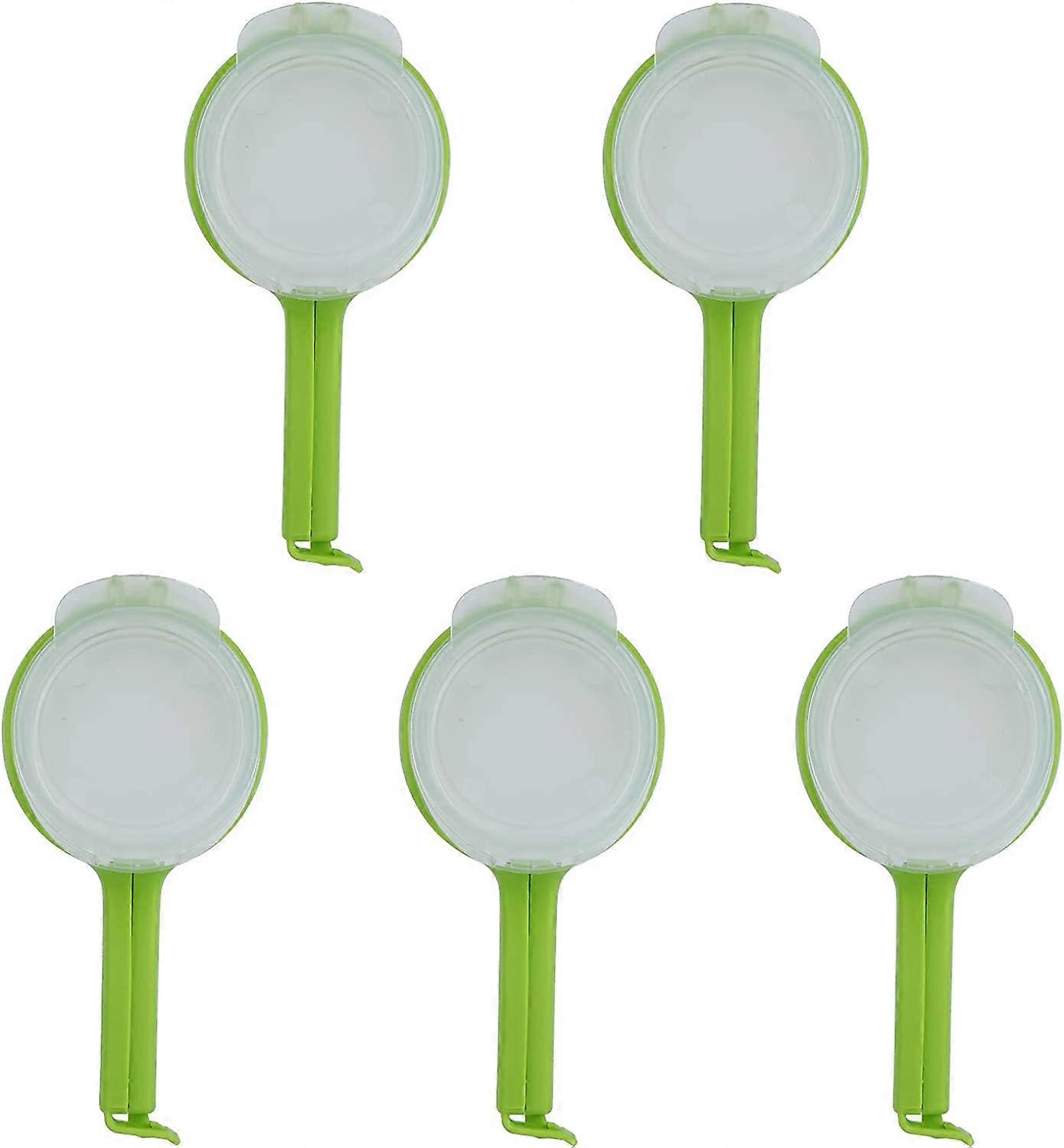 Sealing Clips - 5 Reusable Plastic Sealing Clips with Nozzles for Kitchen Tools Storage
