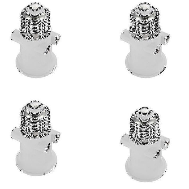 4pcs E27 Lamp Holder Converter Socket Light Bulb Lamp Holder Adapter Plug Extender Light Bulb Base Holder