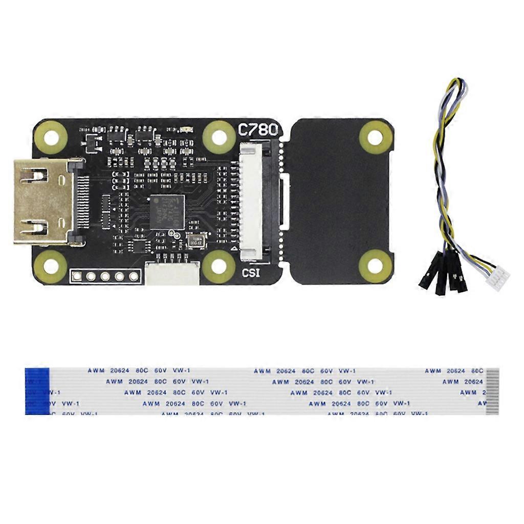HDMI-CSI-2-sovitin Raspberry Pi -emolevyille Tulo 1080p60fps Pi 4B: lle