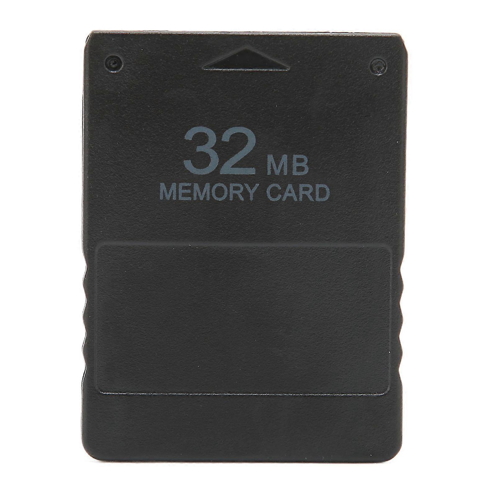 Game Console Memory Card 2 in 1 Plug and Play Stable Memory Card for PS2 Game Console32MB