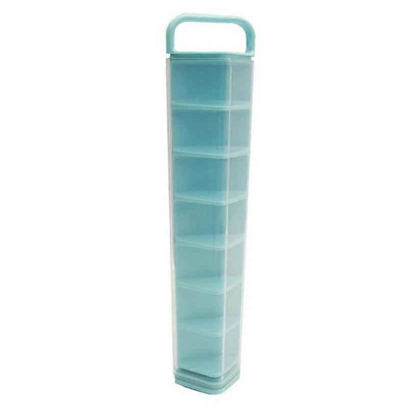 Grids Ice-Cube Tray Plastic Ice-Cube Maker Sphere Mold for Cocktail Juice Whiskey Ice-Cube Tray with Lid Kitchen Tool,B