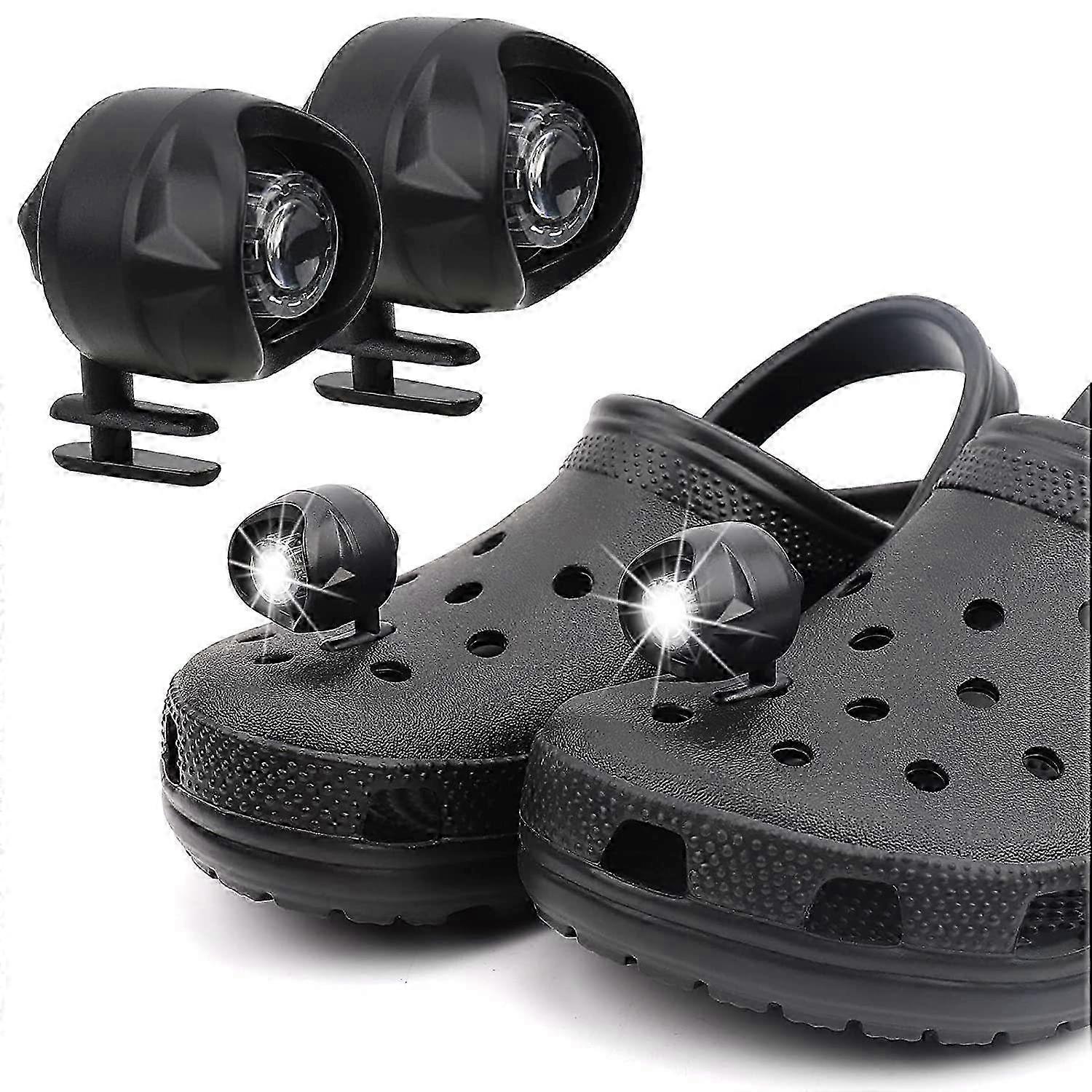 2db Croc lámpák cipőkhöz Croc fényszórók Kültéri kemping Alapvető Croc lámpák gyerekeknek Világítson Croc Charm