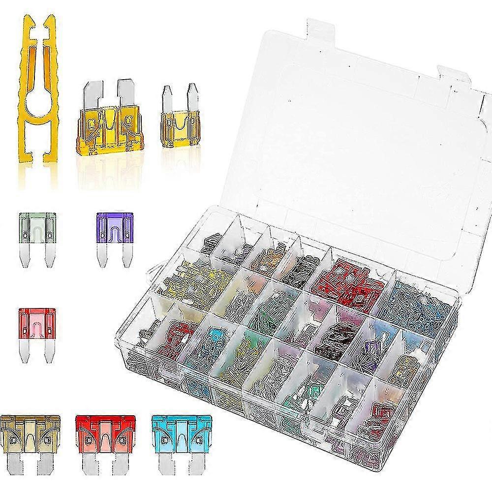 300 stykke bil sikring sortiment kit, blad type bil sikringer - Standard