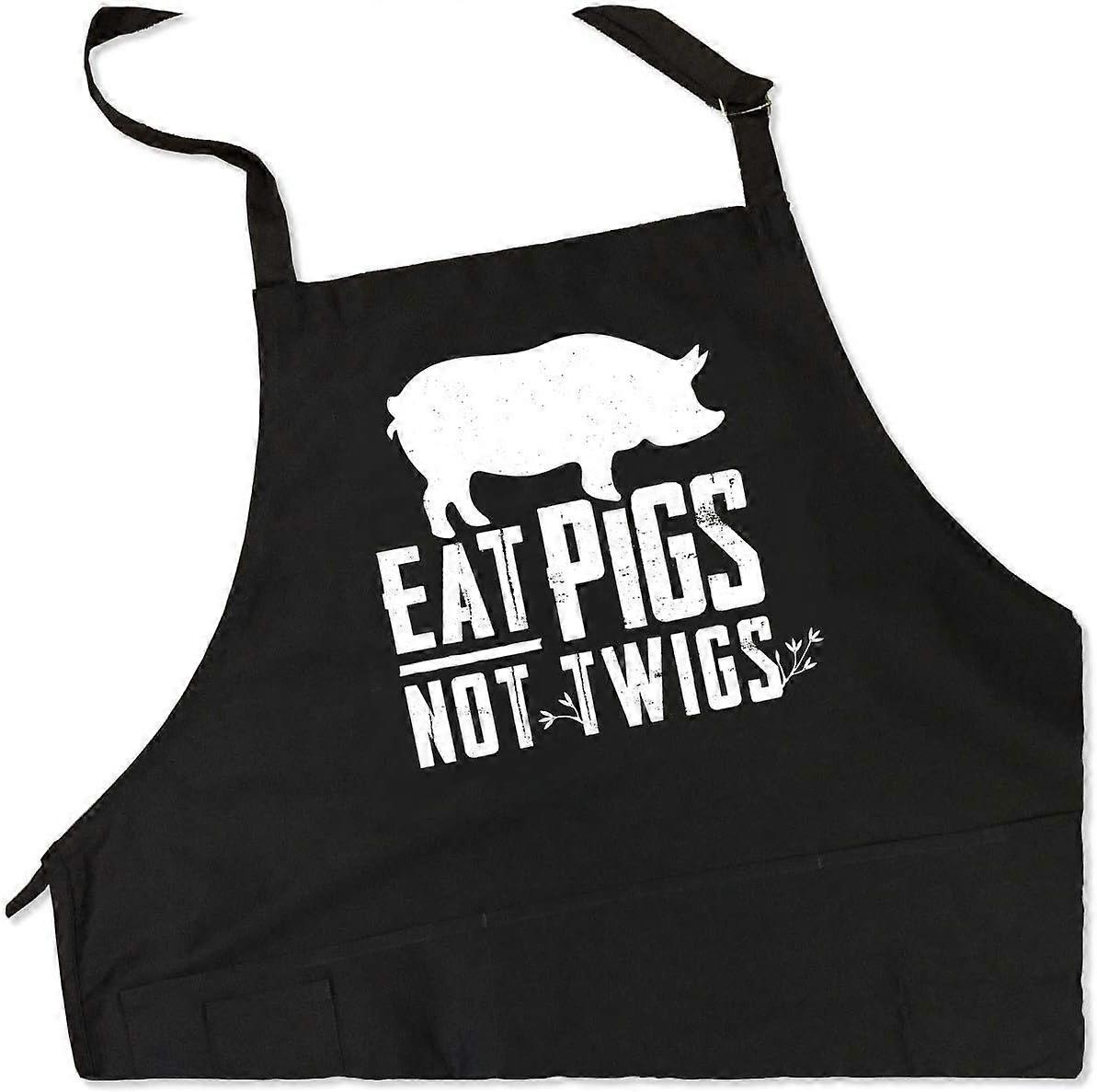 Spis griser justerbart BBQ-forkle for menn, One Size