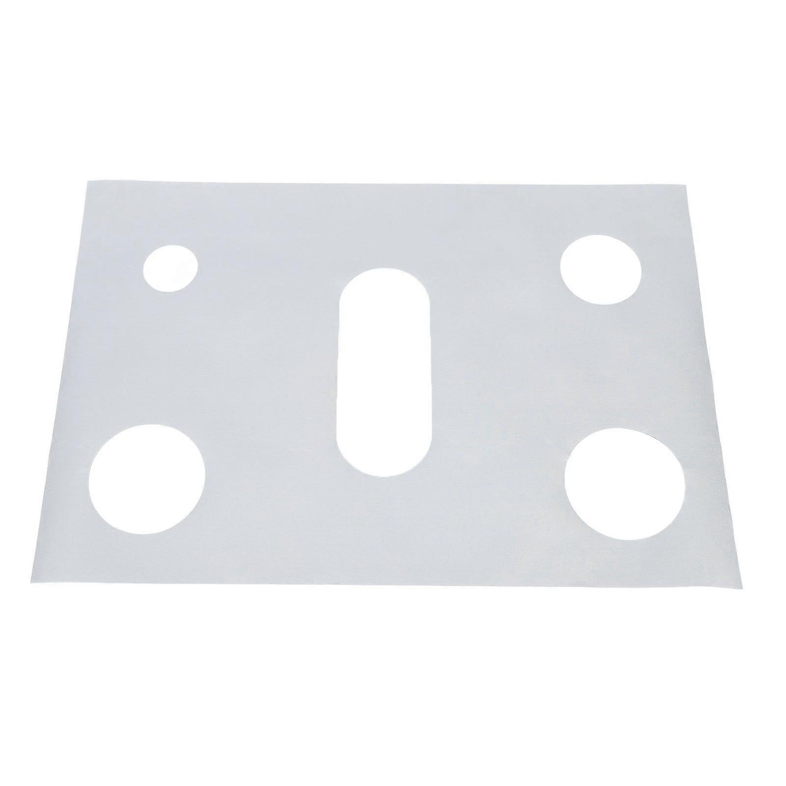 Stove Top Cover Protector Reusable Washable Heat Resistant Gas Stove Liner Guard for Gas Range ,Silver