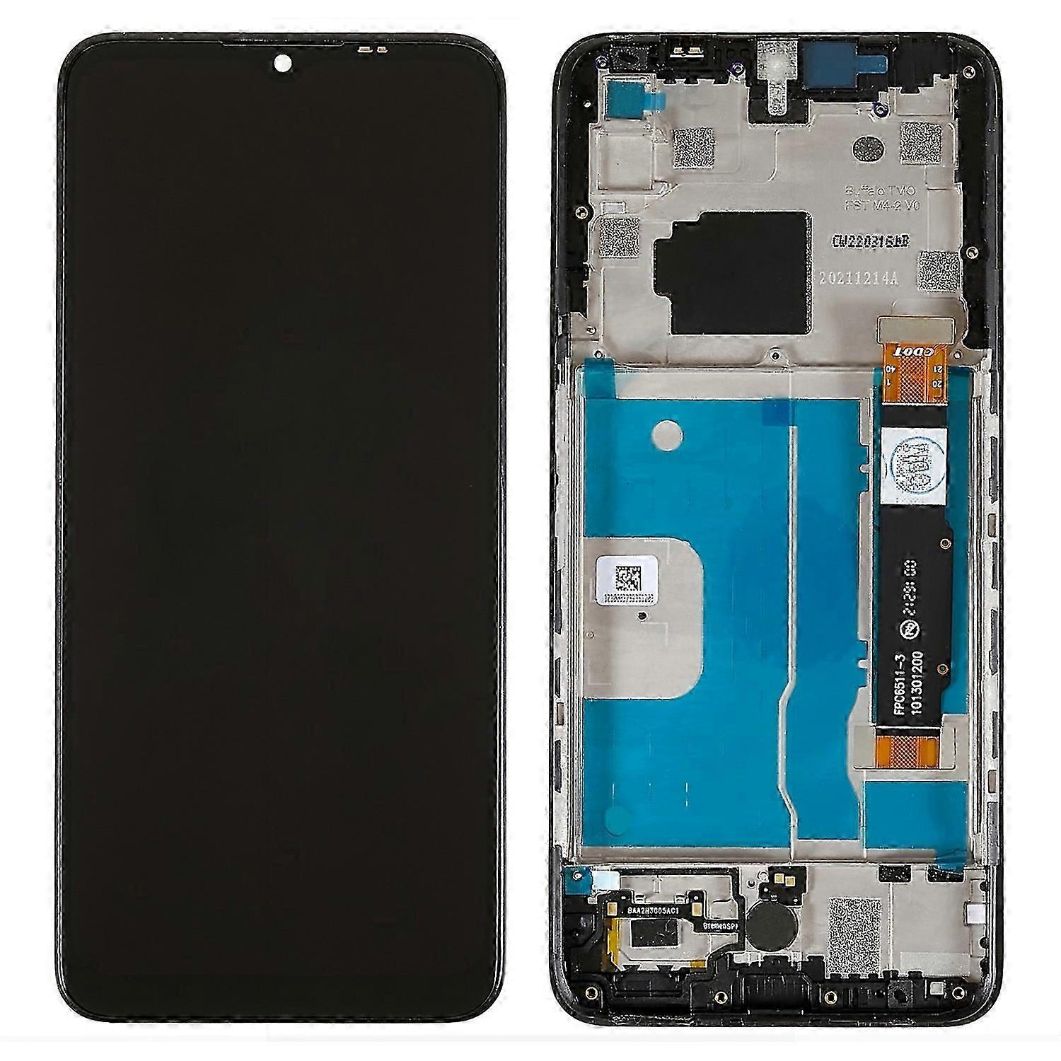 Compatible with TCL 30 XE 5G Grade B LCD Screen and Digitizer Assembly+Frame Replacement Part (without Logo)