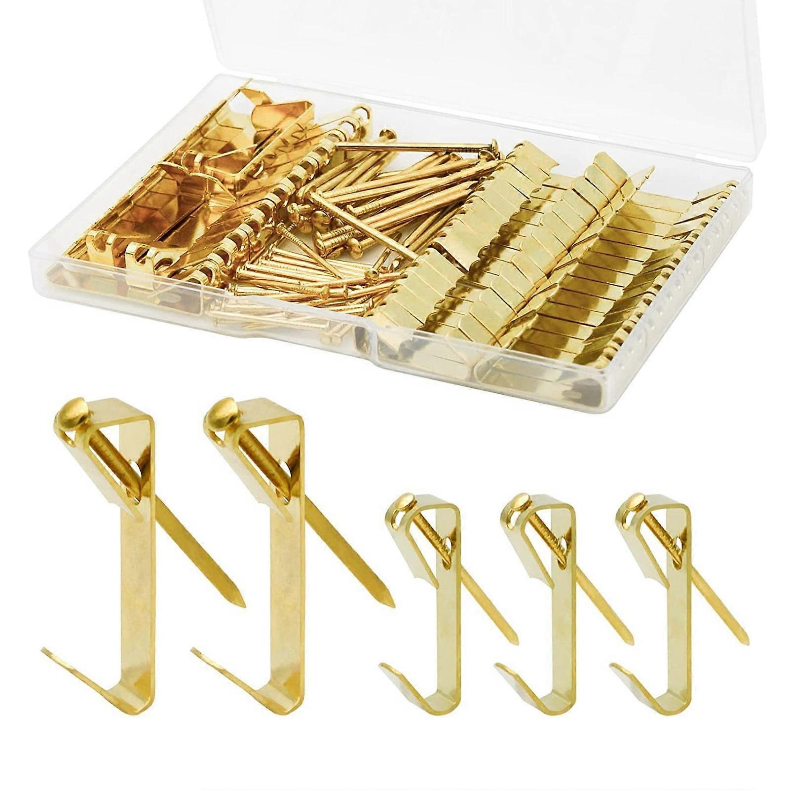 Picture Hooks with Nails for Hanging Frames, Mirrors, and Decorative Items